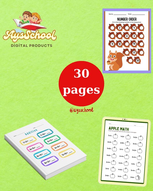 Fun & Easy Math Worksheet for Kids #1