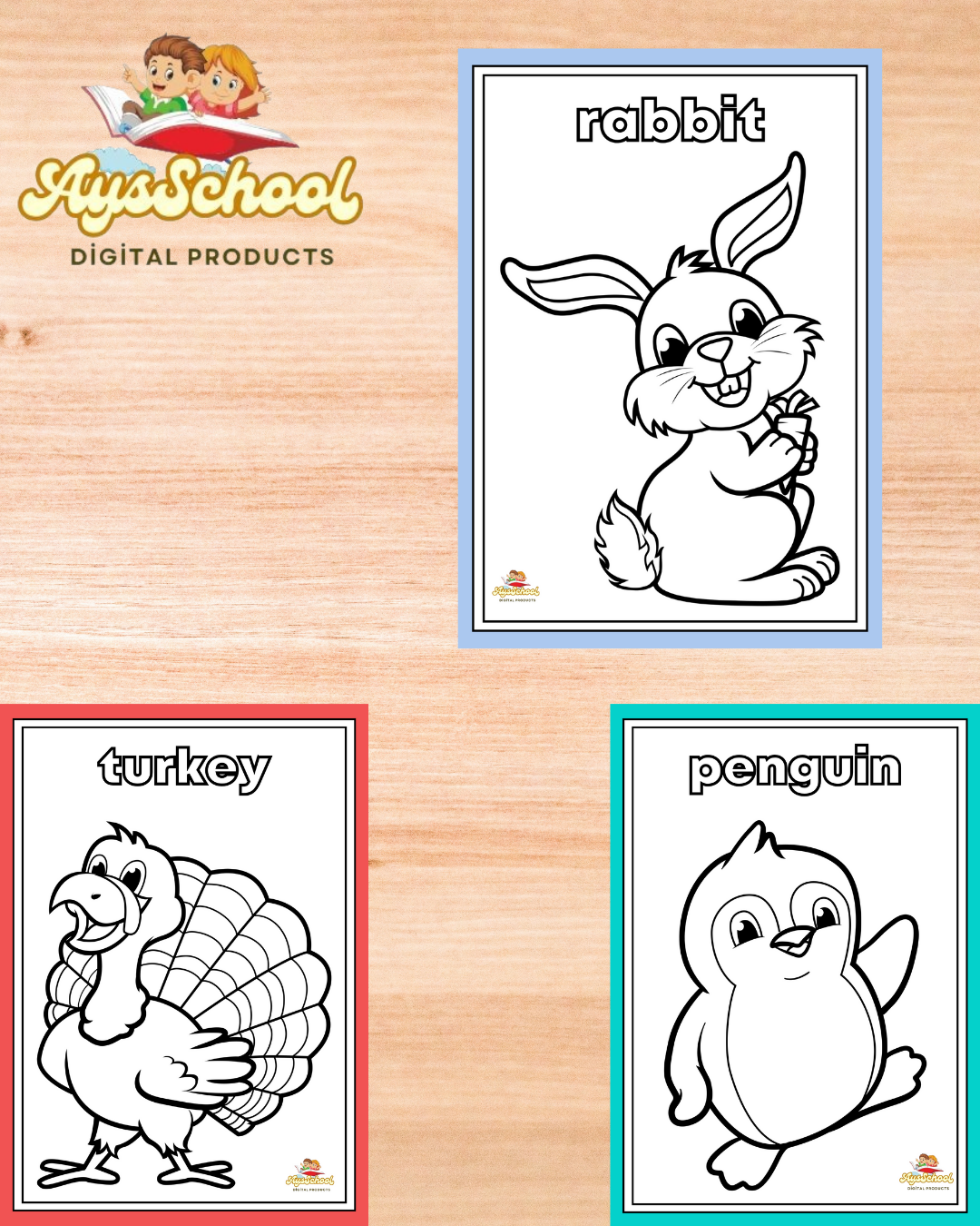 #Downloadable Coloring Sheet  "Let's meet animals by coloring!"