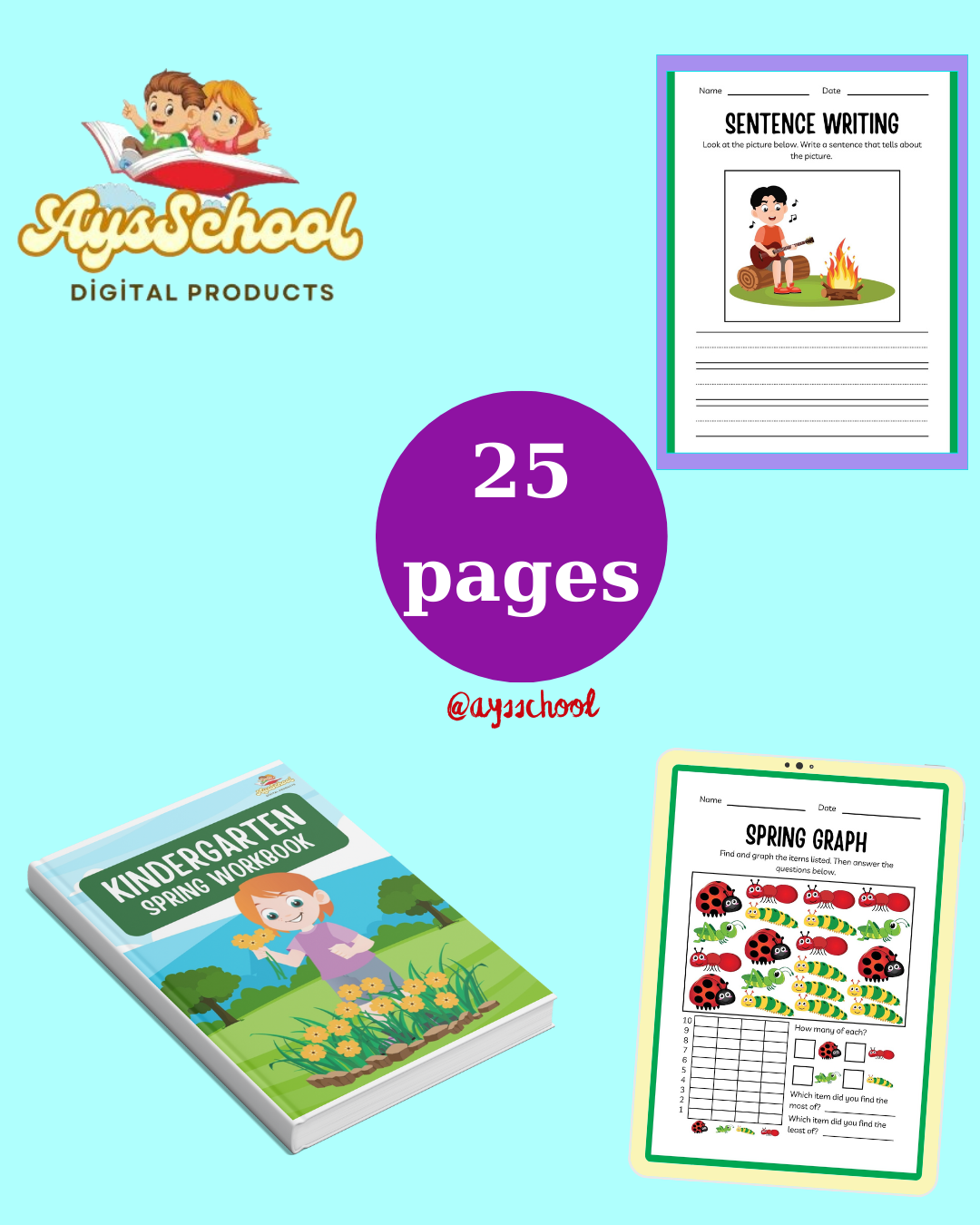 Workbook for Kids Worksheet