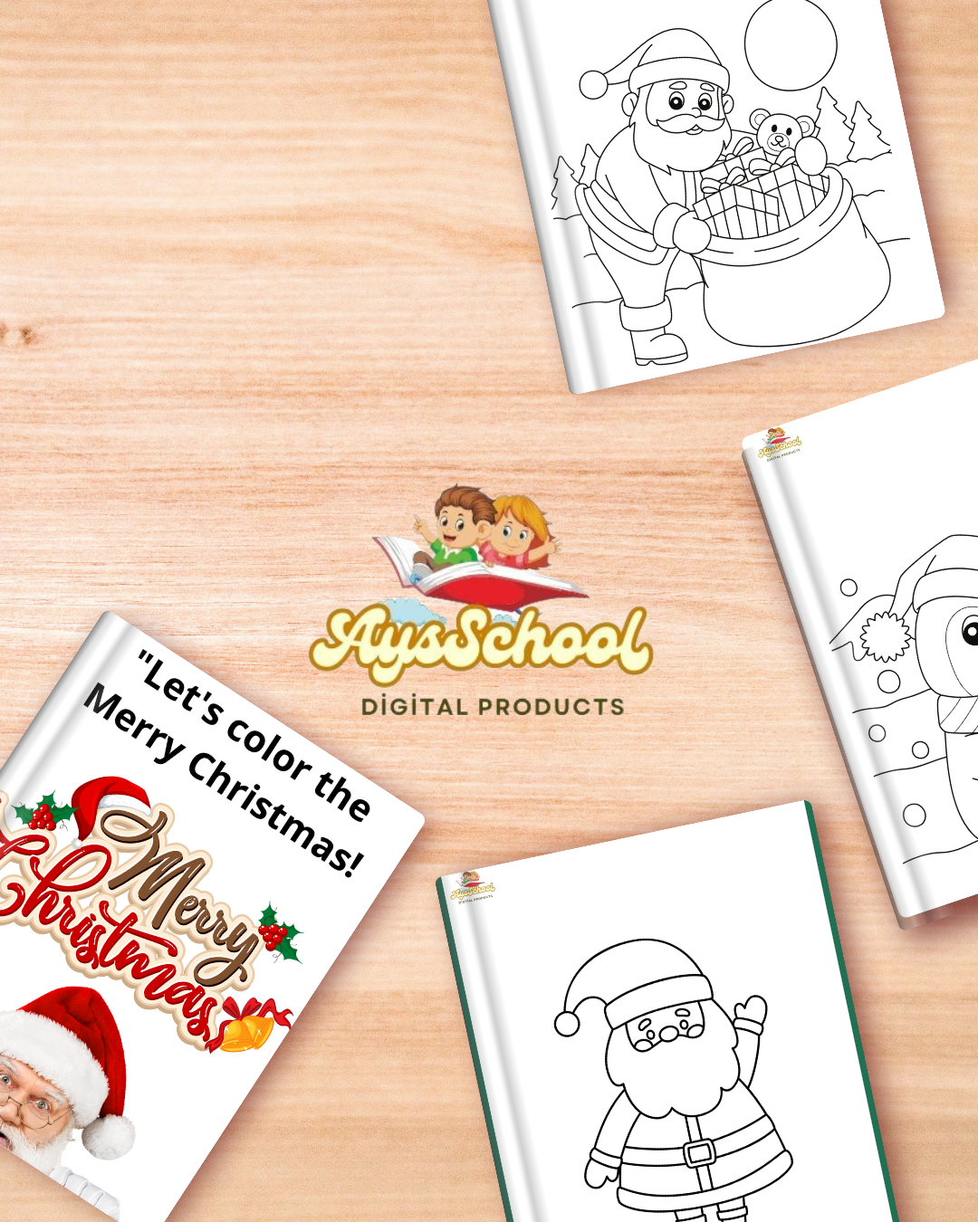 Downloadable Coloring Sheet #Let's color the Christmas!