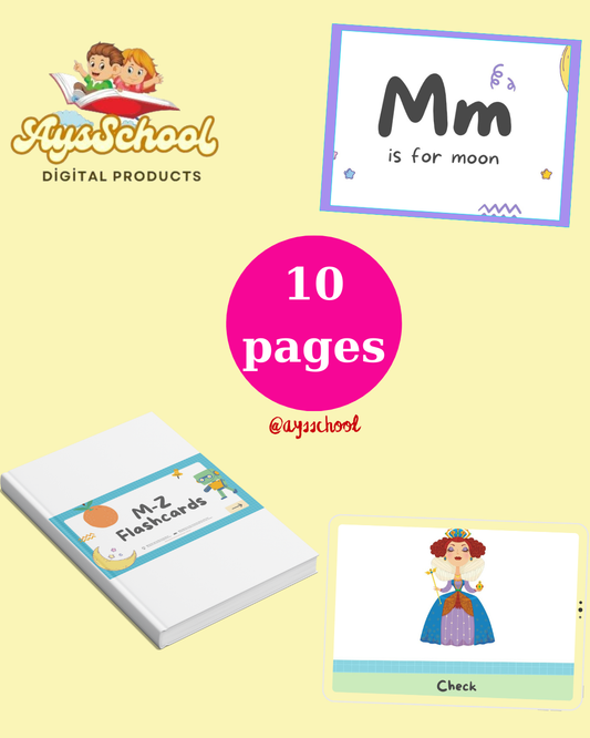 M-Z Flashcards Kids Presentation