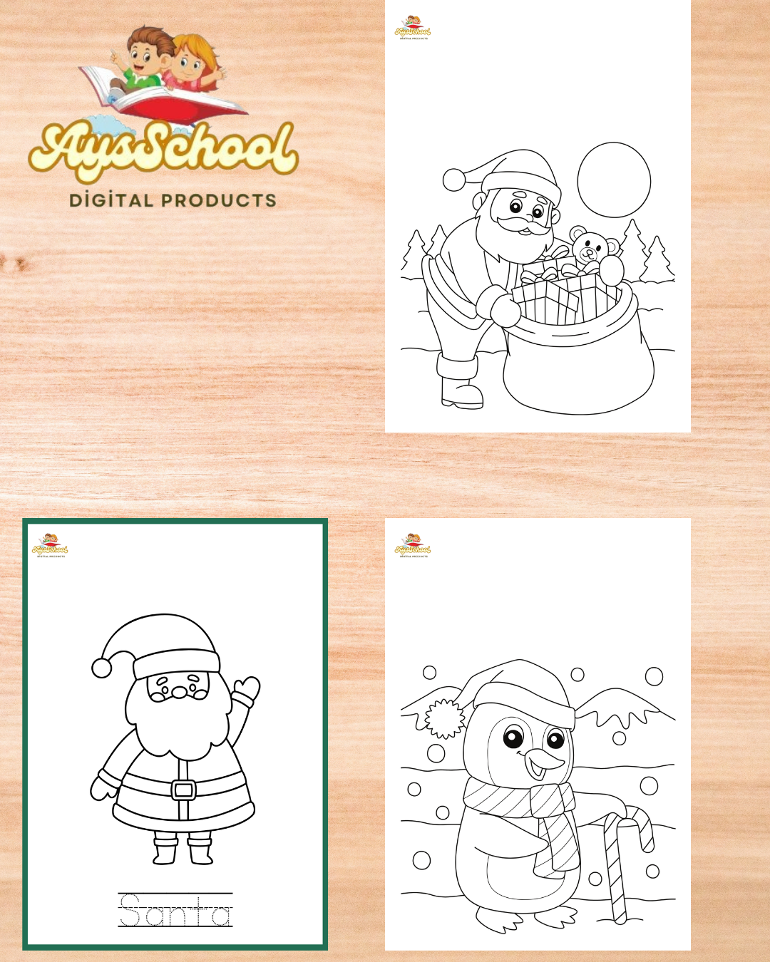 Downloadable Coloring Sheet #Let's color the Christmas!