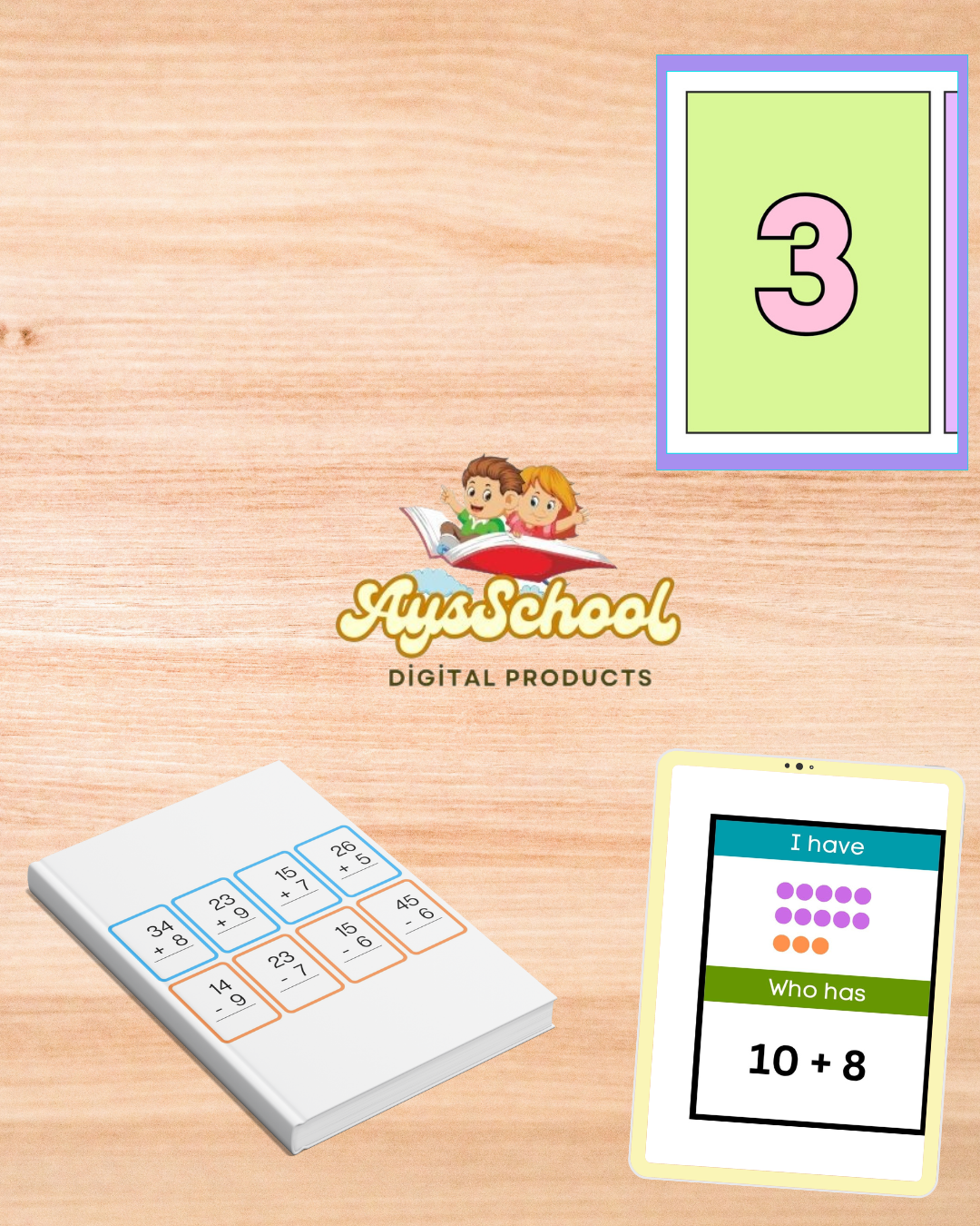 Maths Flash Cards for Kids