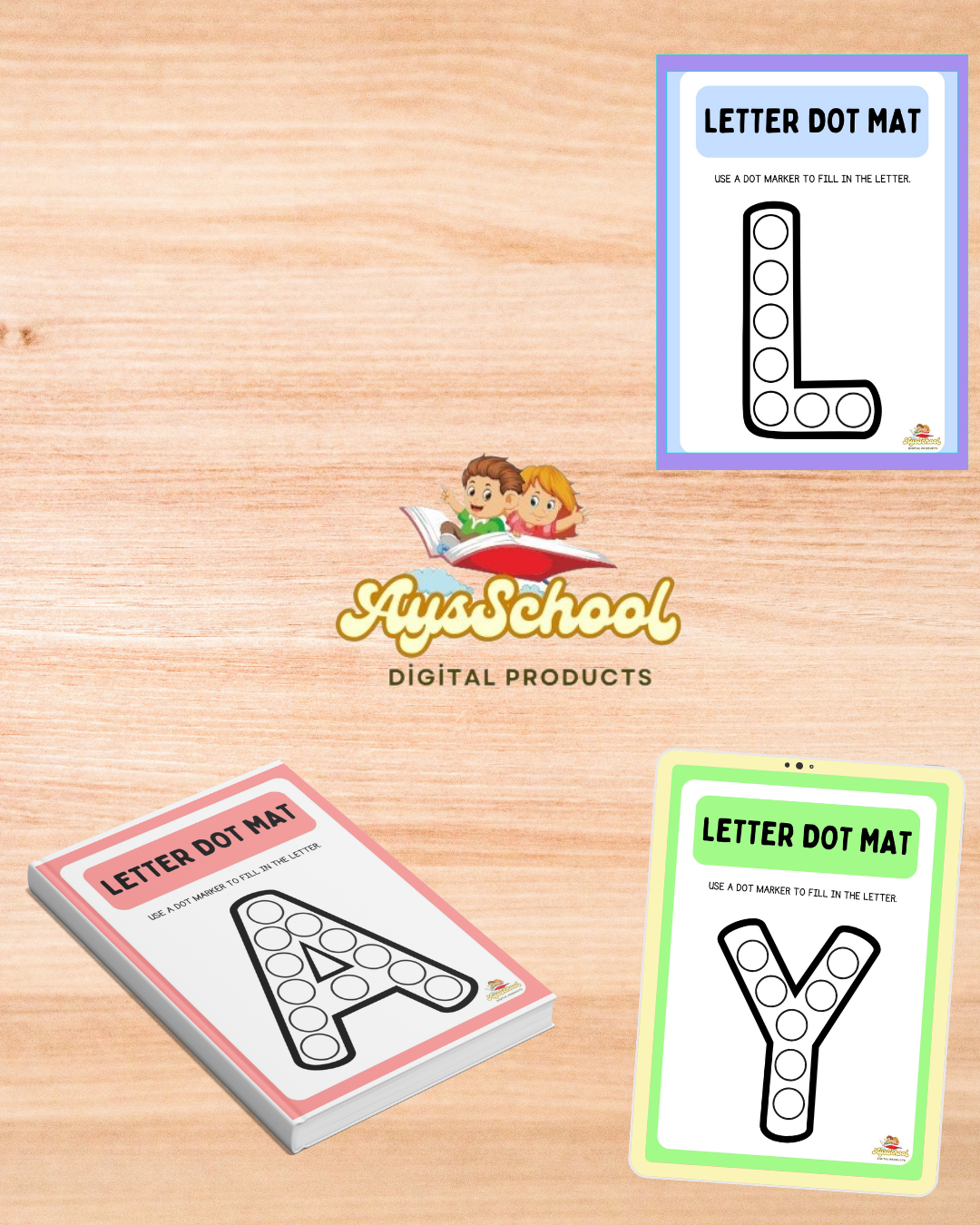 Alphabet Dot Mat Worksheets!