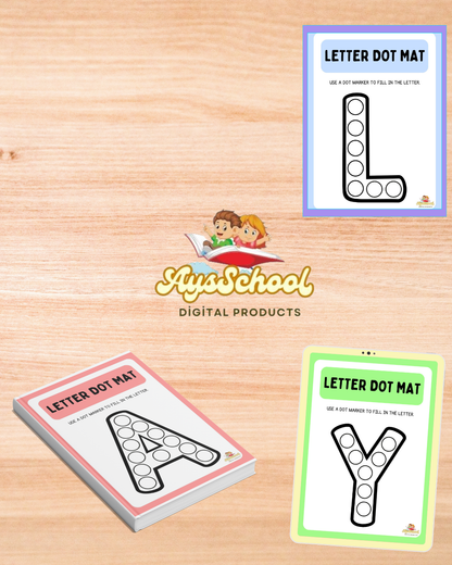 Alphabet Dot Mat Worksheets!